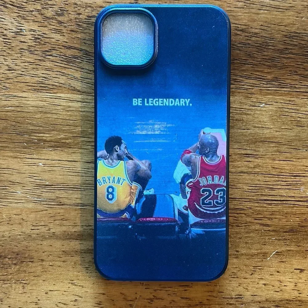 NEW Case iPhone 14 Pro Kobe Bryant And Michael Jordan Phone Case